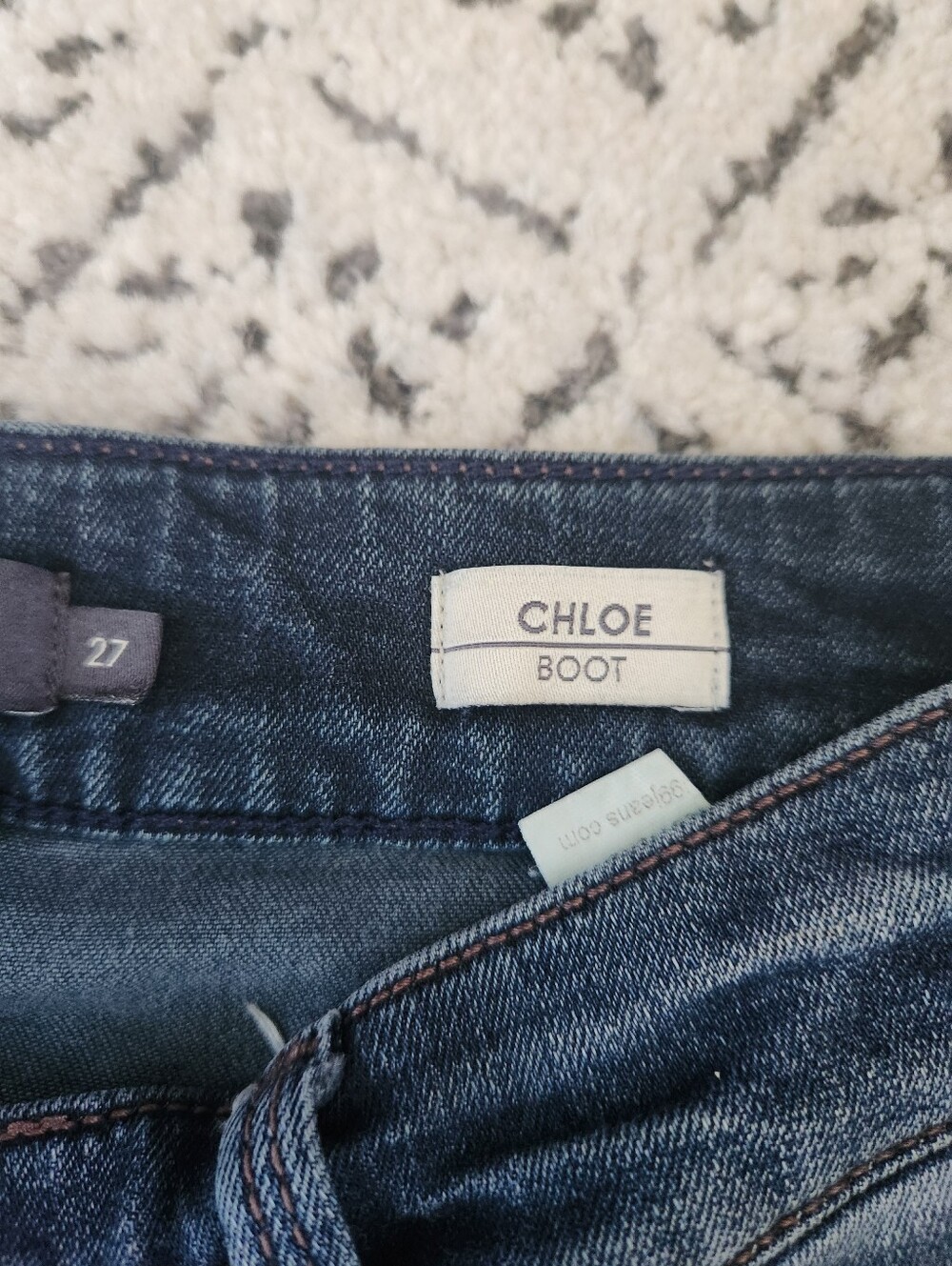 Level 99 Chloe Boot Cut Jeans Low Rise Back Of Hems Frayed Anthropologie 27 - Picture 8 of 15